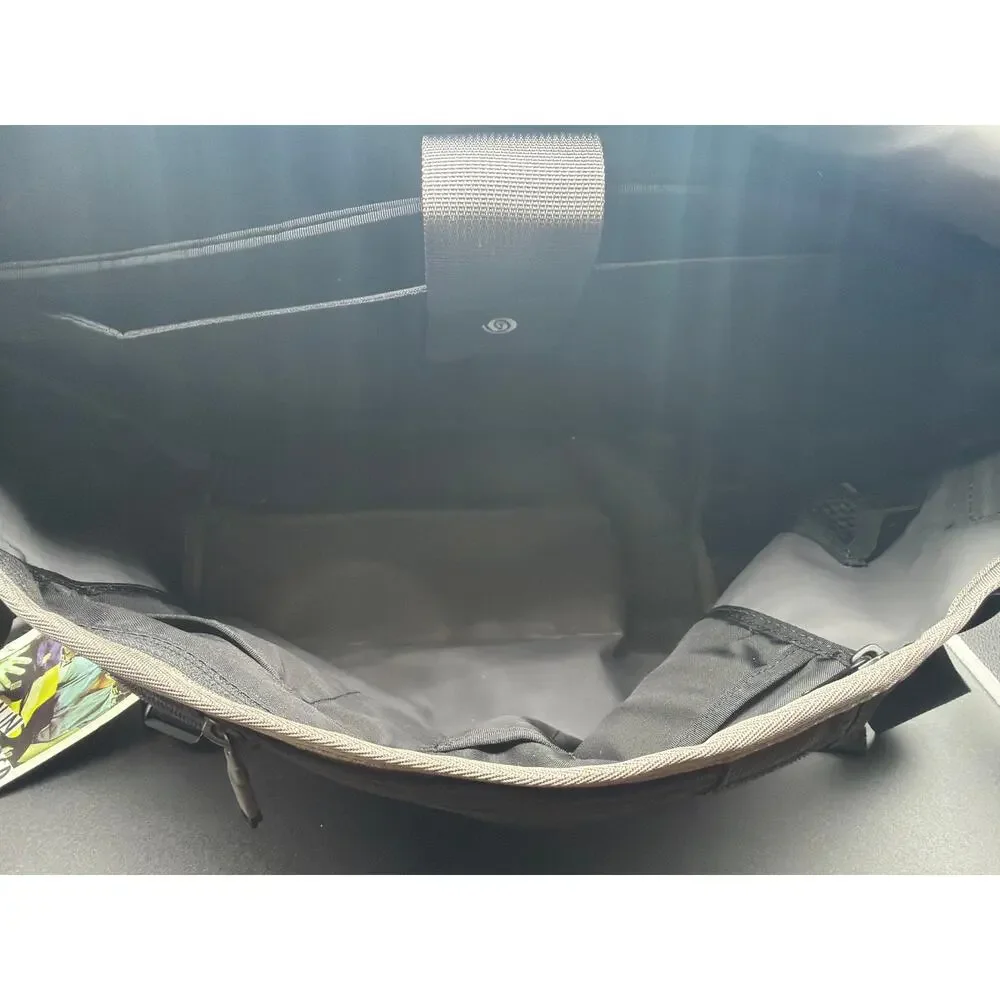 Timbuk2 Custom Classic Messenger Bag Medium Made In USA Laptop Black Gray NWT